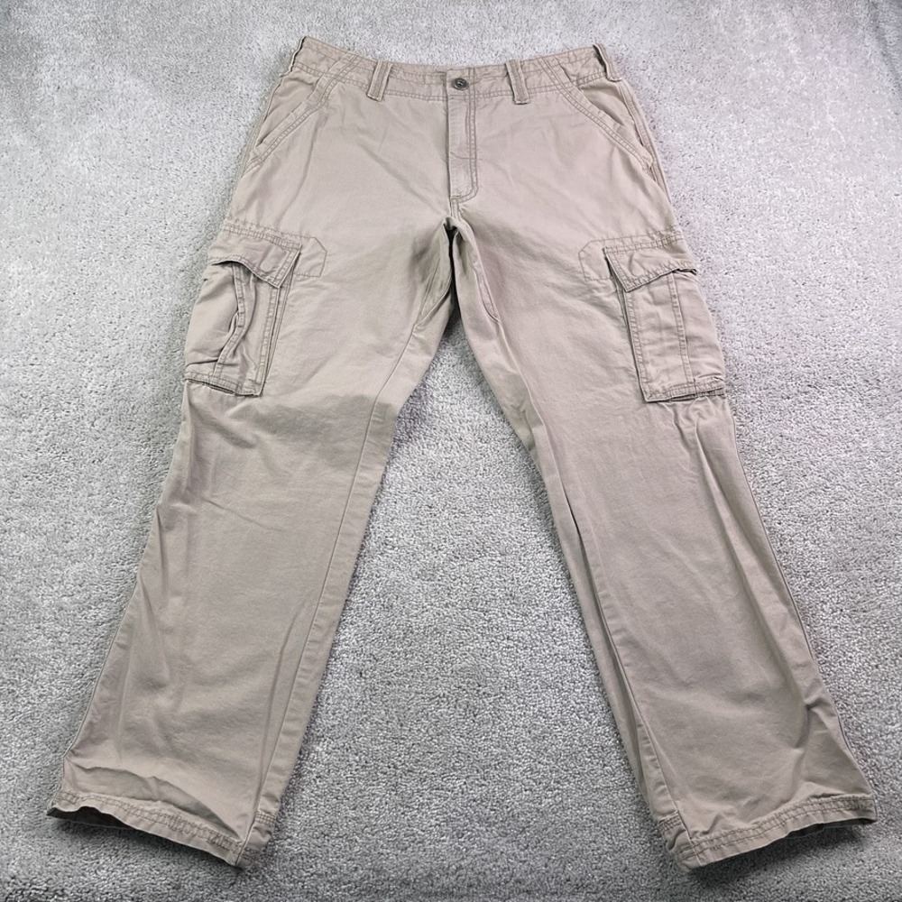 Eastern Mountain Sports EMS Pants Mens‎ 34 (Fits 32x30) Tan Cargo Ripstop Hiking
